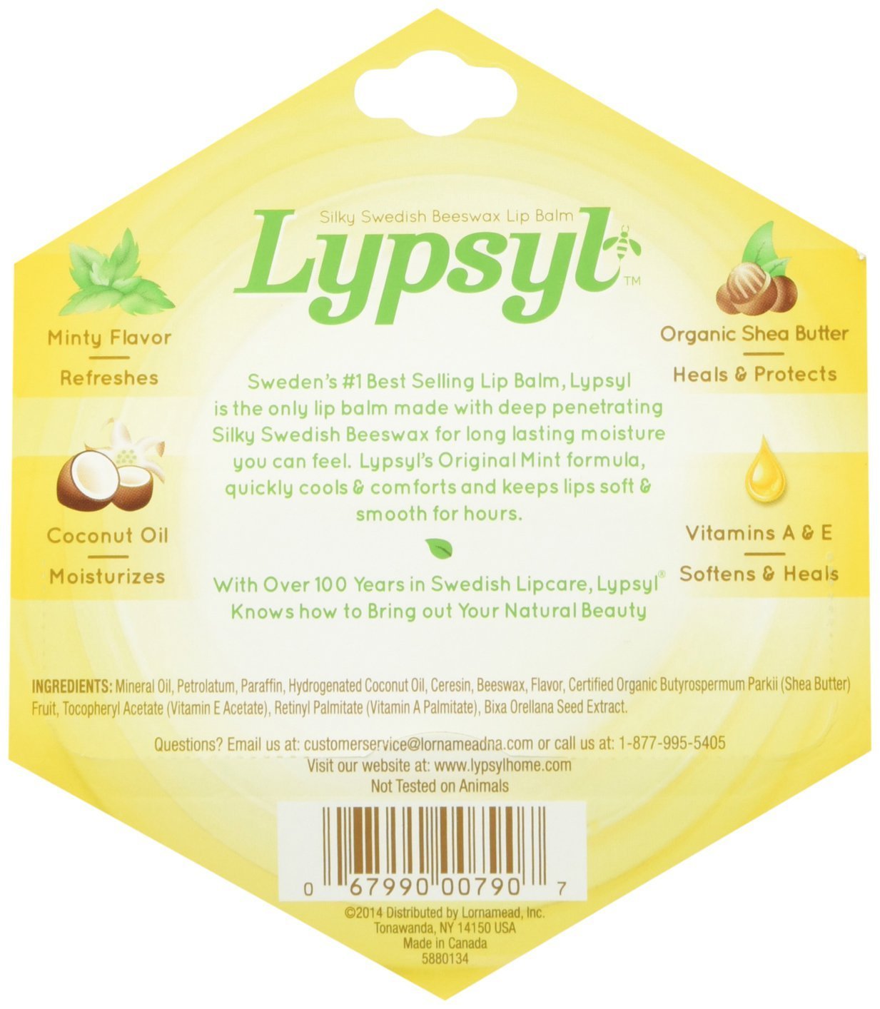 LypSyl LypMoisturizer Orginal Stick-0.1 oz, 2 pack